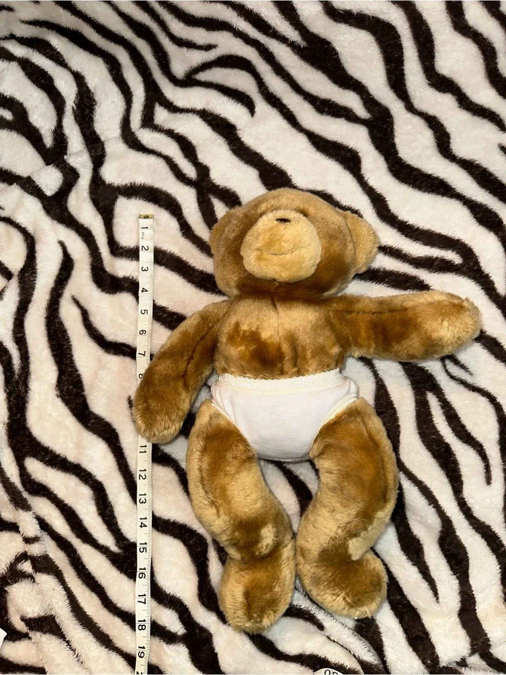 Vintage Build-A-Bear Butterscotch Plush Teddy Bear